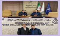 دیدار سرپرست بیمارستان پورسینا با ریاست سازمان نظام پزشکی کشور